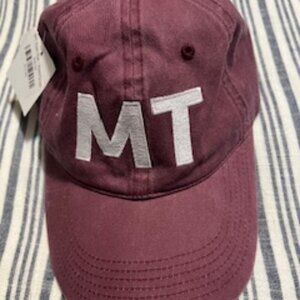 NWT Richardson Unisex Burgundy Montana Adjustable Baseball Cap